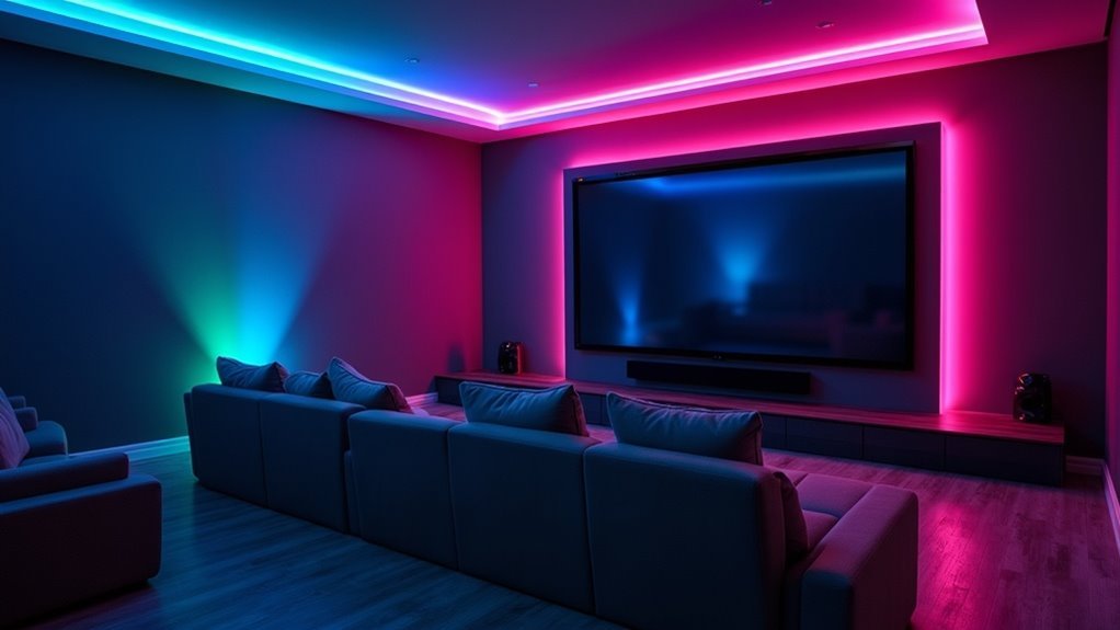 home theater lighting enhancement