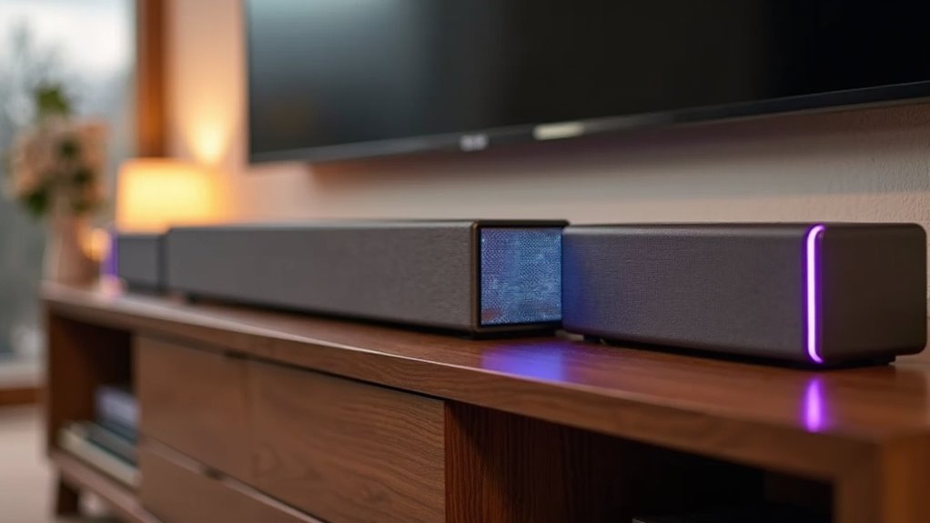 immersive audio soundbar gyroscopes