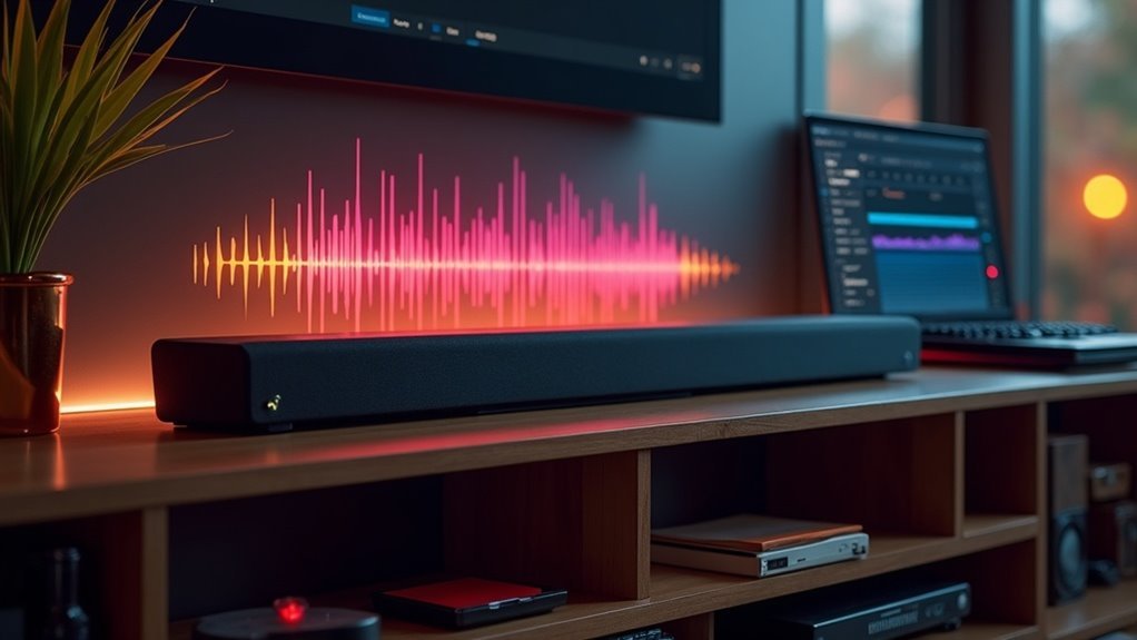 music enhancement soundbar settings
