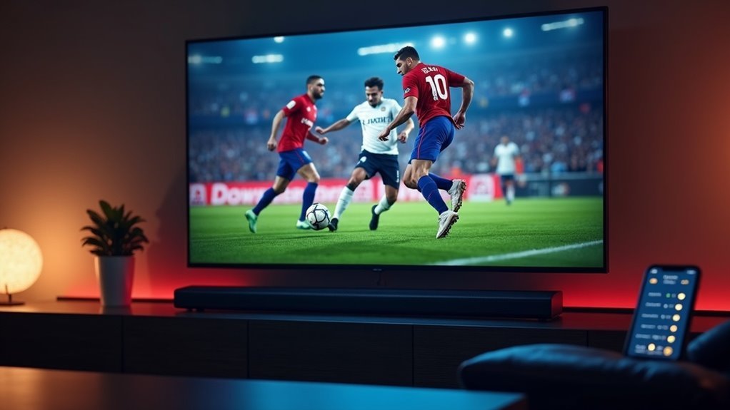 optimal soundbar settings sports