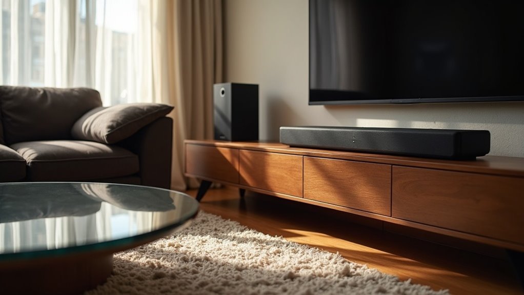 soundbar acoustic material impact