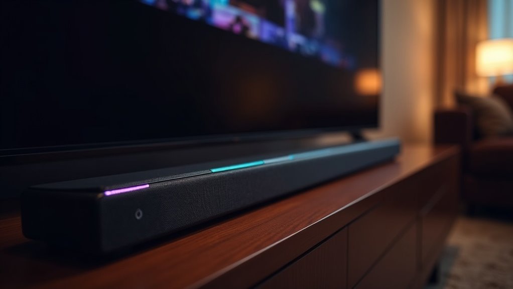soundbar background music settings
