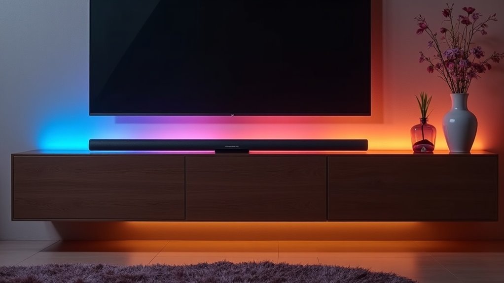 soundbar cabinet lighting options