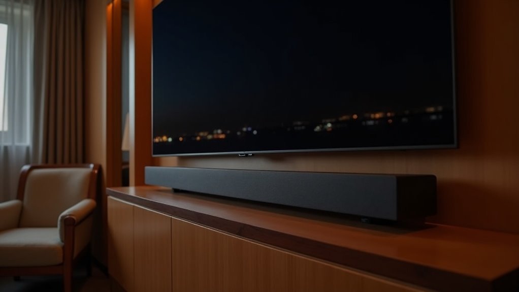 soundbar connection to hotel tv