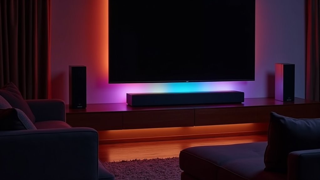 soundbar lighting for ambiance