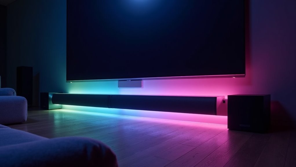 soundbar lighting for ambiance
