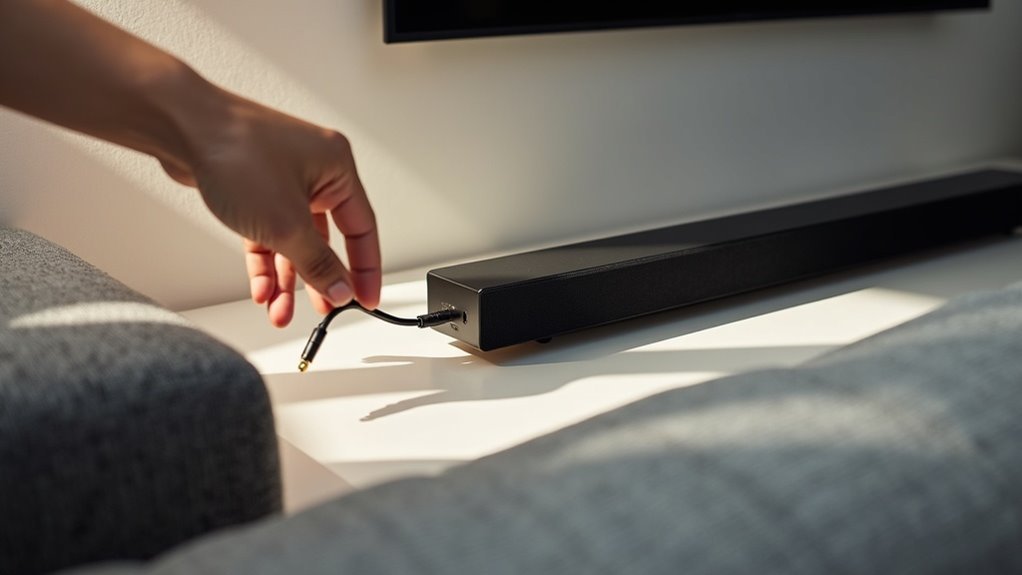 soundbar optical audio constraints