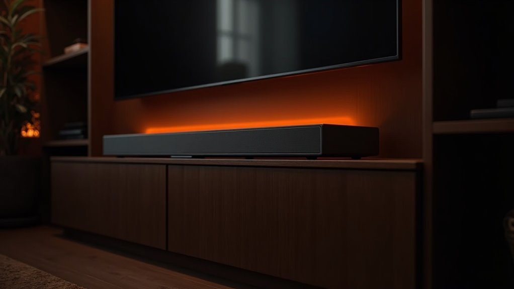 soundbar overheating in cabinet