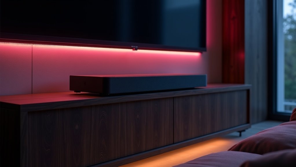 soundbar showcase lighting options