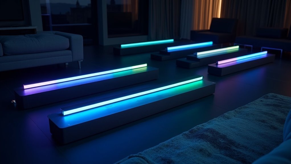 soundbars with ambient lighting